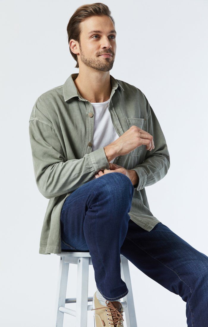 ZACH STRAIGHT LEG IN DARK BLUE NASHVILLE - Mavi Jeans