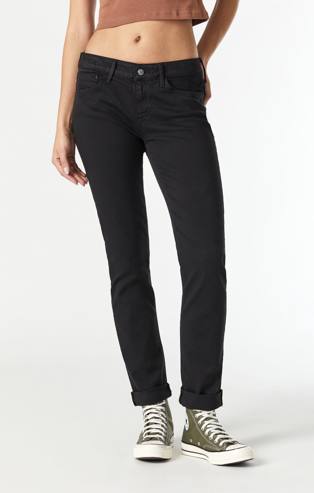EMMA SLIM BOYFRIEND IN STAY BLACK SUPERSOFT - Mavi Jeans