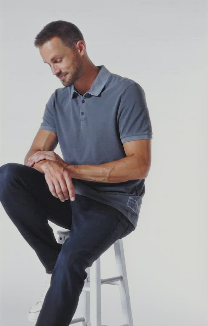 JAKE SLIM LEG IN RINSE BRUSHED WILLIAMSBURG - Mavi Jeans