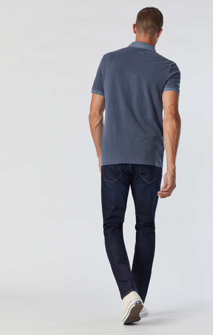 JAKE SLIM LEG IN RINSE BRUSHED WILLIAMSBURG - Mavi Jeans