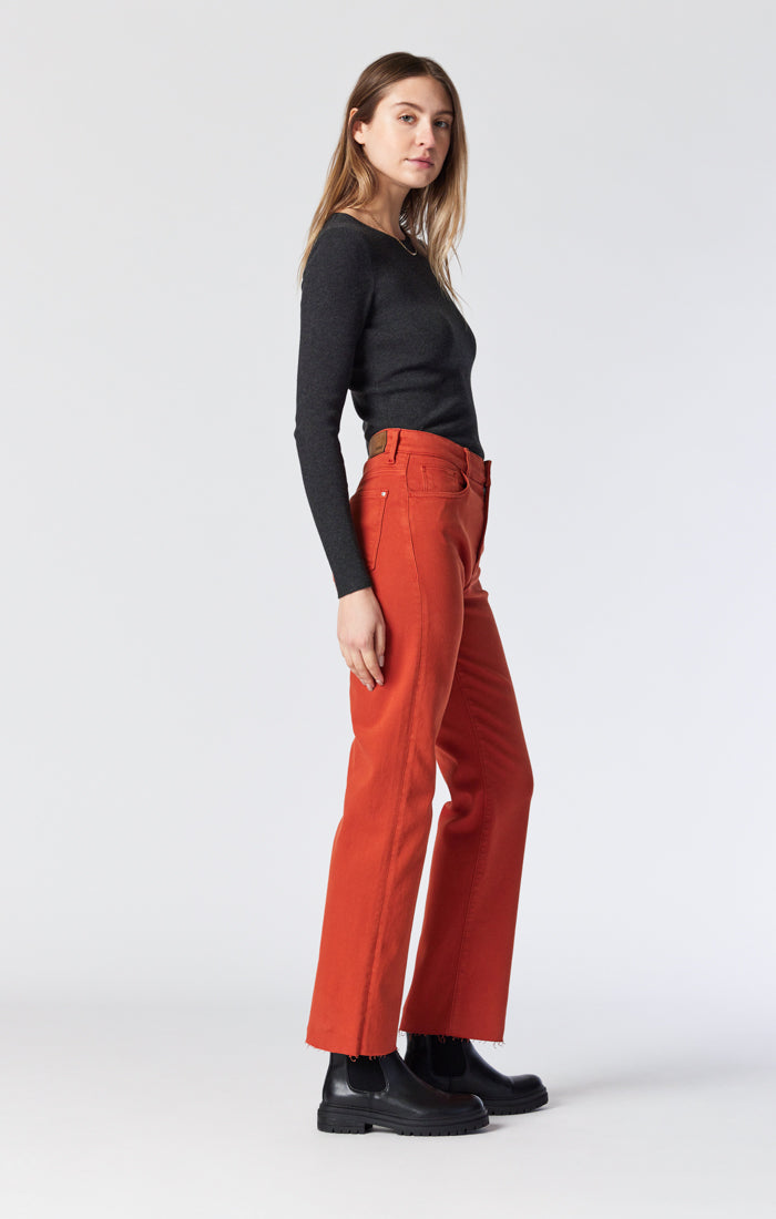 BARCELONA WIDE LEG IN ORANGE FLEX BLUE - Mavi Jeans