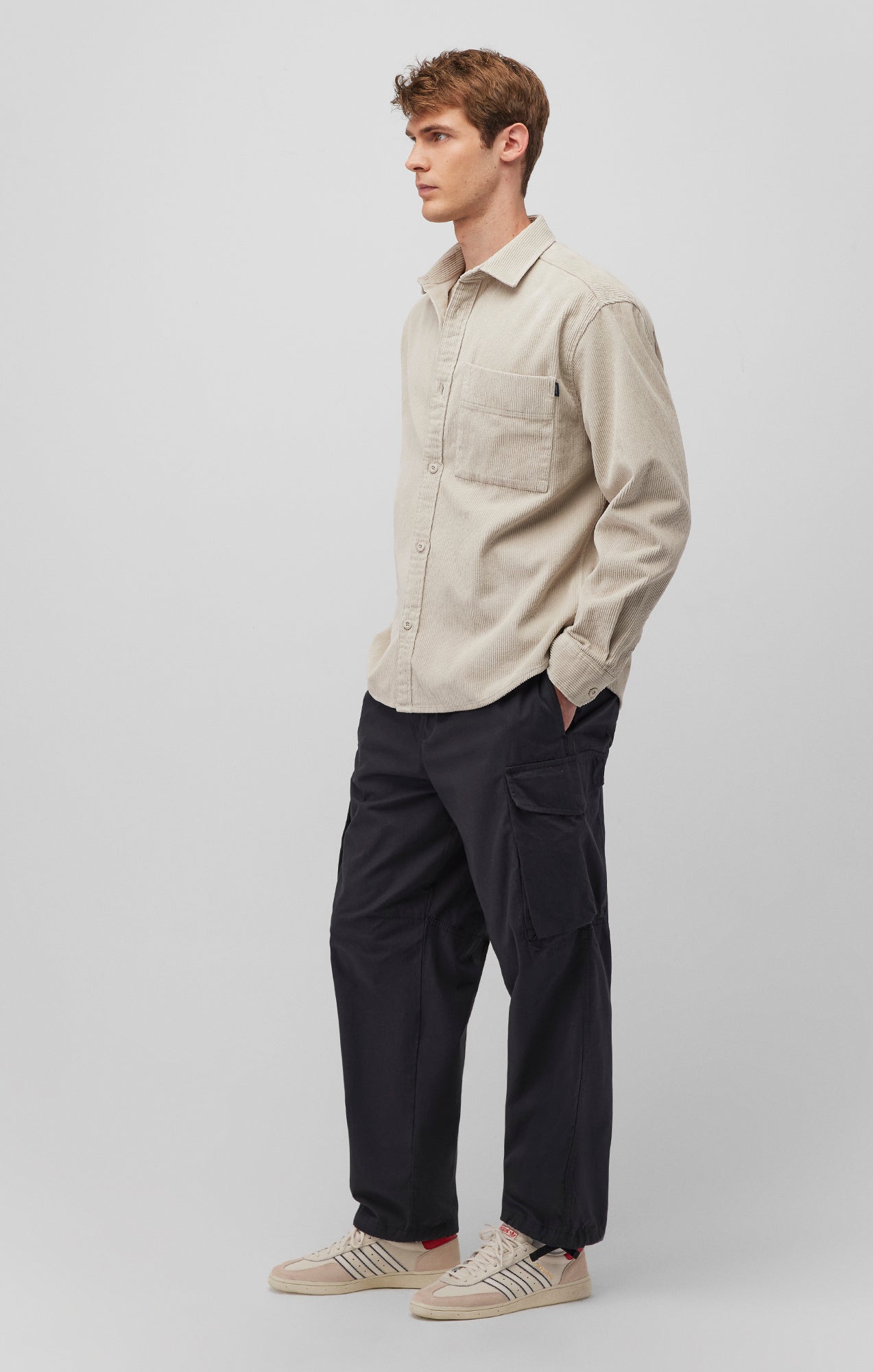 DOUBLE POCKET CARGO PANTS IN PHANTOM - Mavi Jeans
