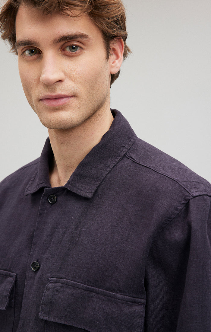 DOUBLE POCKET BUTTON-UP SHIRT IN PERISCOPE - Mavi Jeans