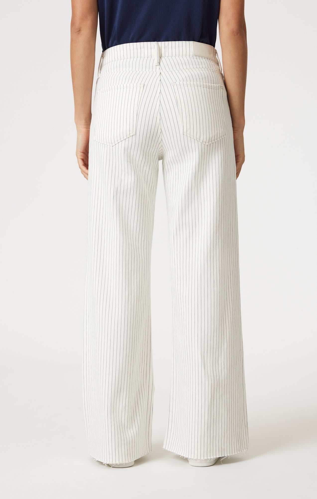 PALOMA WIDE LEG IN OFF-WHITE STRIPE DENIM - Mavi Jeans