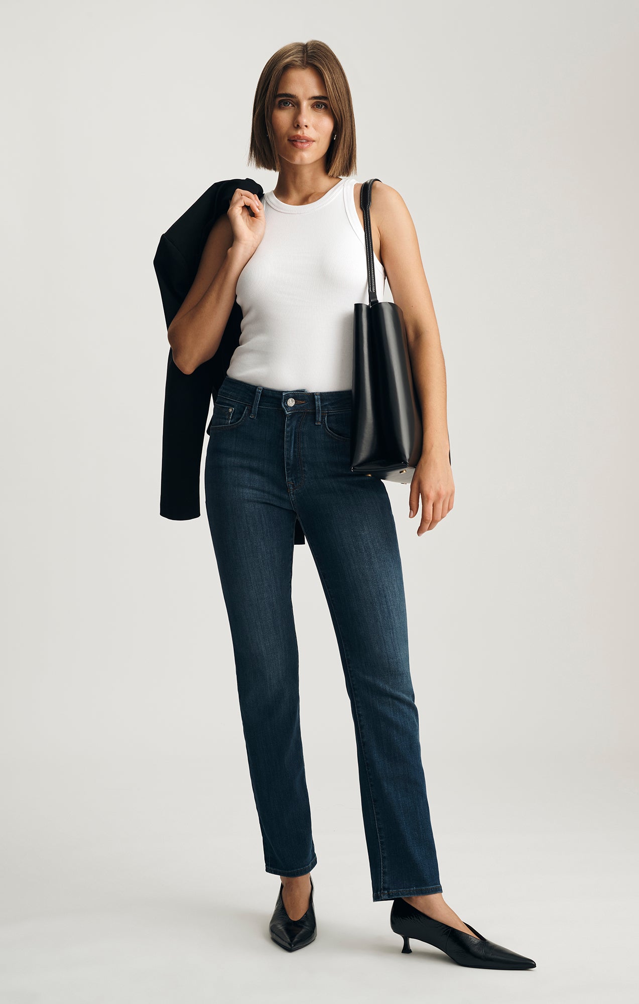 KENDRA STRAIGHT LEG IN INDIGO SUPERSOFT