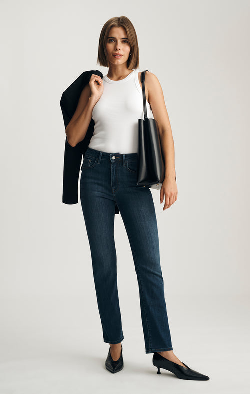 KENDRA STRAIGHT LEG IN INDIGO SUPERSOFT