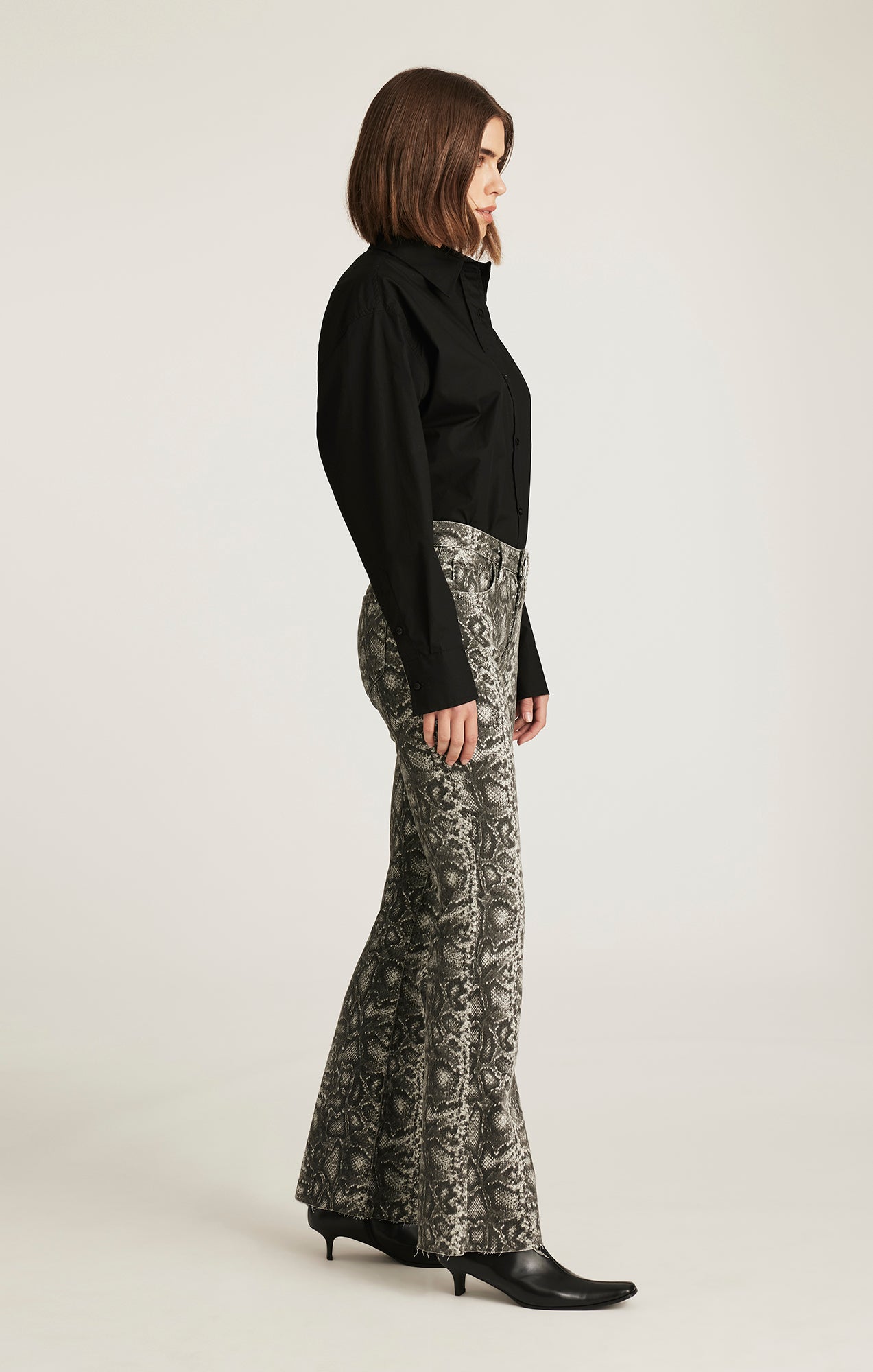VICKY BOOTCUT IN SMOKE SNAKE DENIM - Mavi Jeans