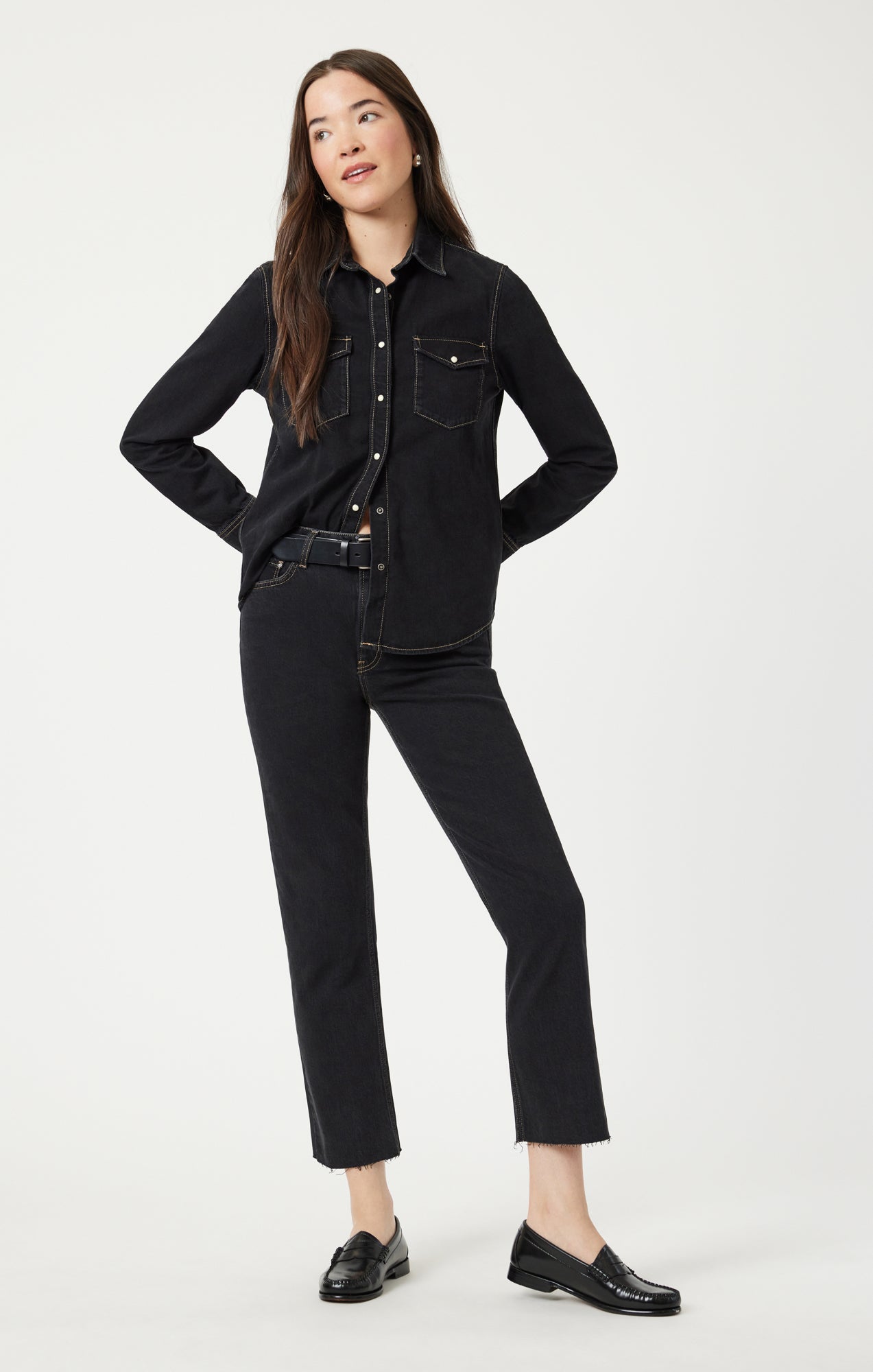 NEW YORK STRAIGHT LEG IN DEEP SMOKE CLASSIC BLUE - Mavi Jeans