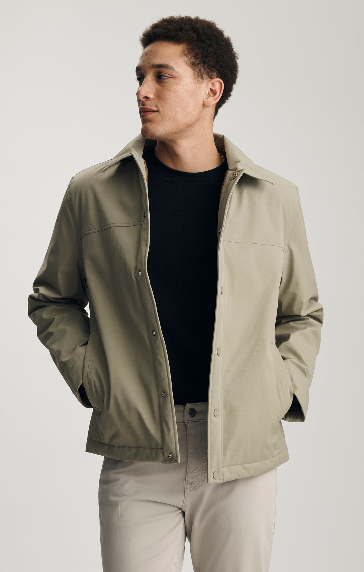 PADDED COACHES JACKET IN OVERLAND TREK