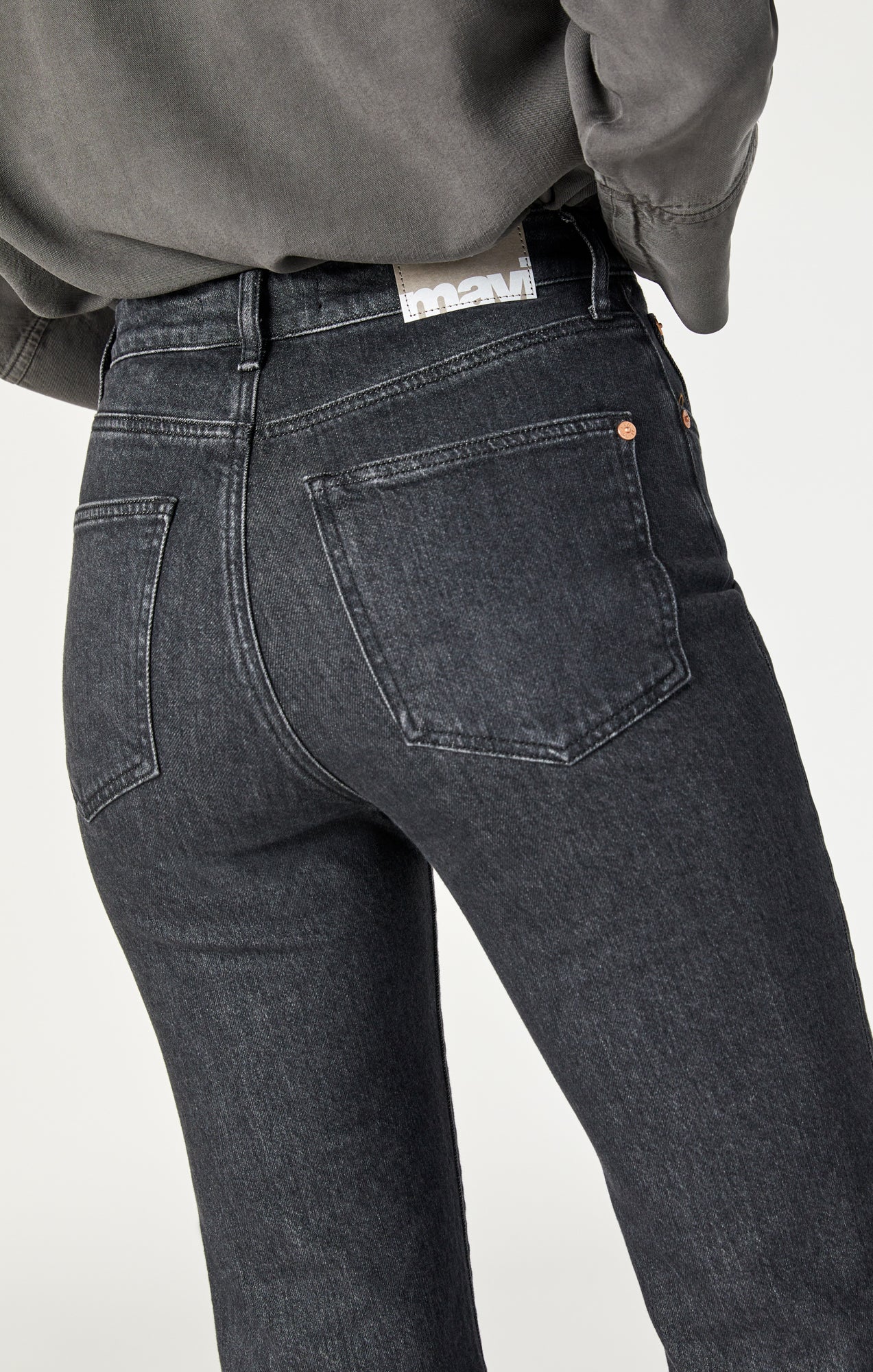 LOS ANGELES FLARE IN DARK SMOKE RECYCLED BLUE - Mavi Jeans