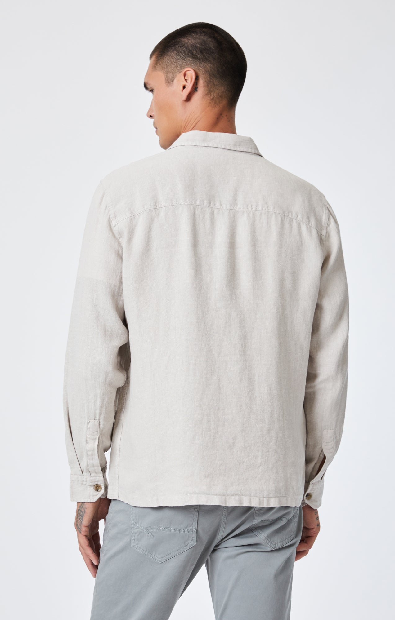 DOUBLE POCKET BUTTON-UP SHIRT IN MOONSTRUCK - Mavi Jeans
