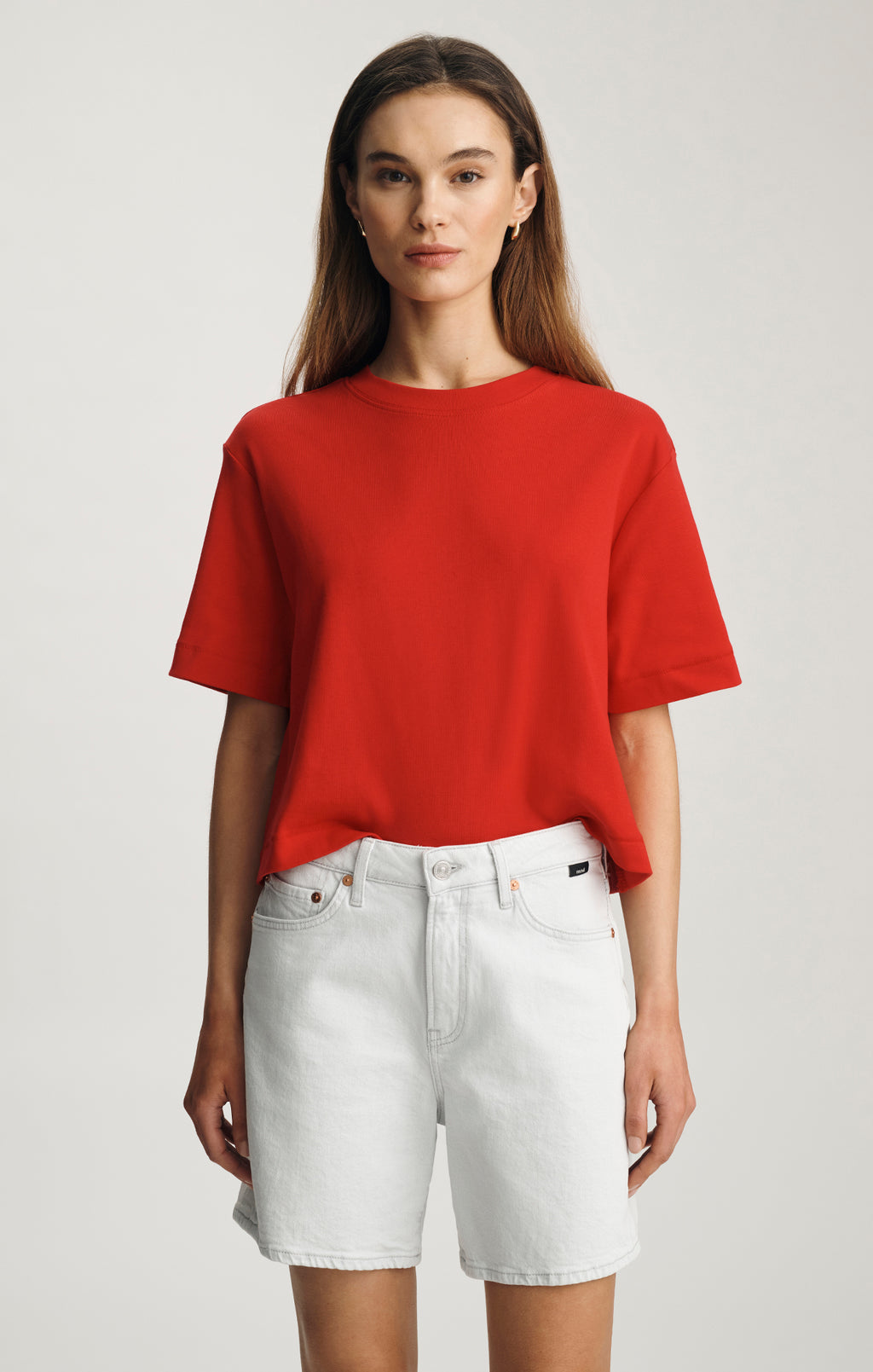 HEIDI LONG SHORTS IN LIGHT SKY CLASSIC BLUE - Mavi Jeans
