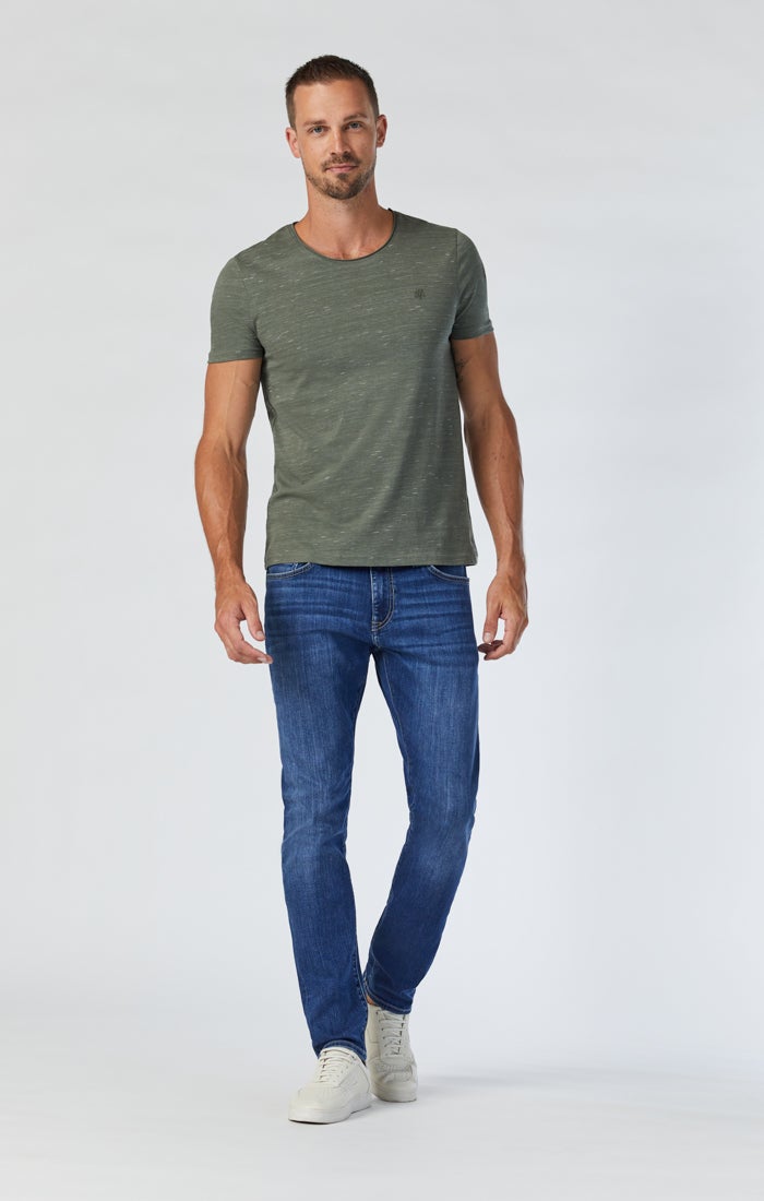 Mavi Men's Jake Slim Leg In Indigo Brushed Williamsburg – Mavi Canada