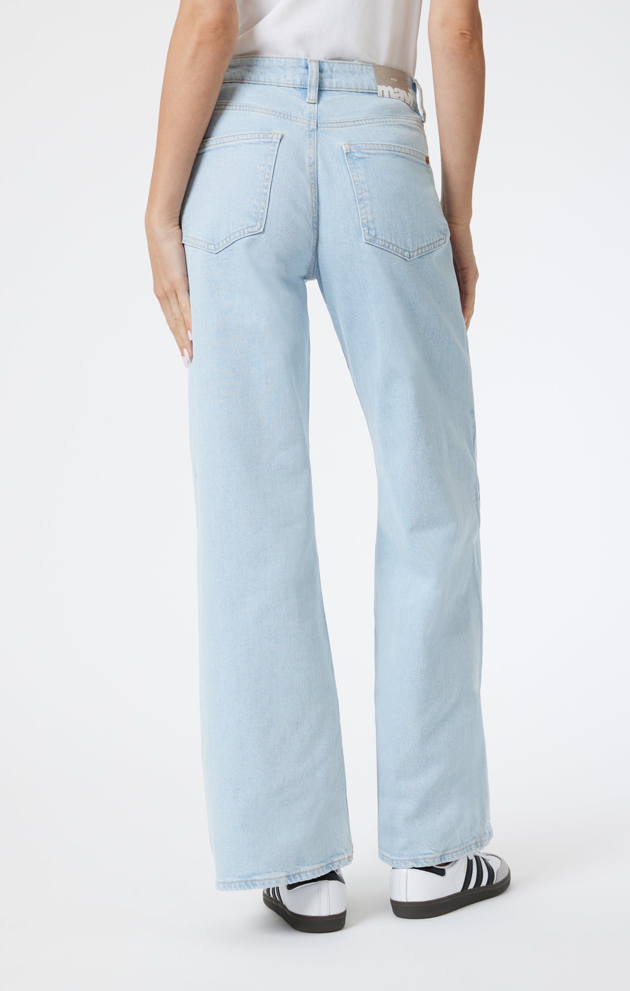 FLORIDA WIDE LEG IN BLEACHED RECYCLED BLUE - Mavi Jeans