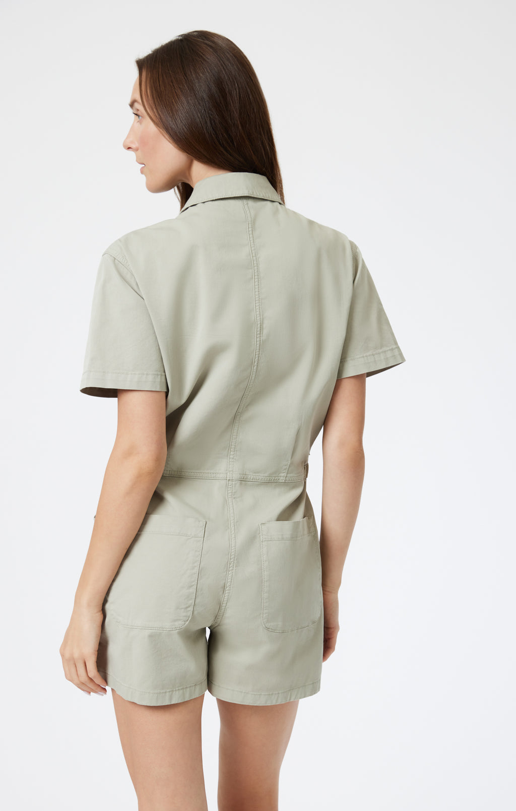 NOREEN ROMPER IN SEA GRASS LIGHT TWILL - Mavi Jeans