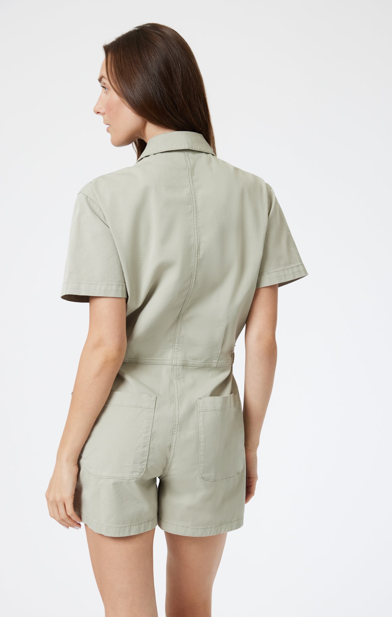 NOREEN ROMPER IN SEA GRASS LIGHT TWILL - Mavi Jeans