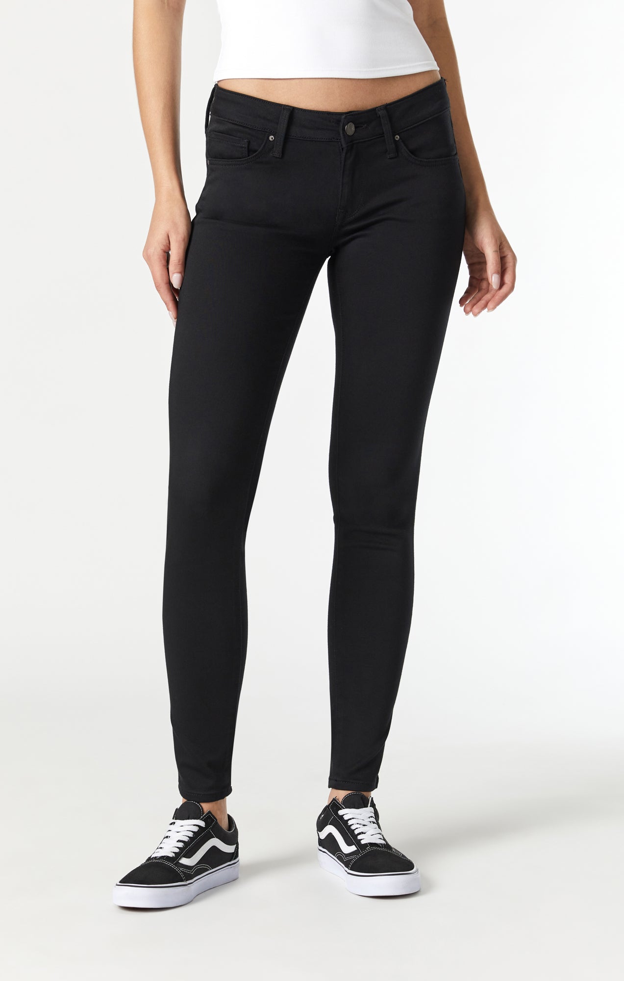 SERENA SUPER SKINNY JEANS IN JET BLACK - Mavi Jeans