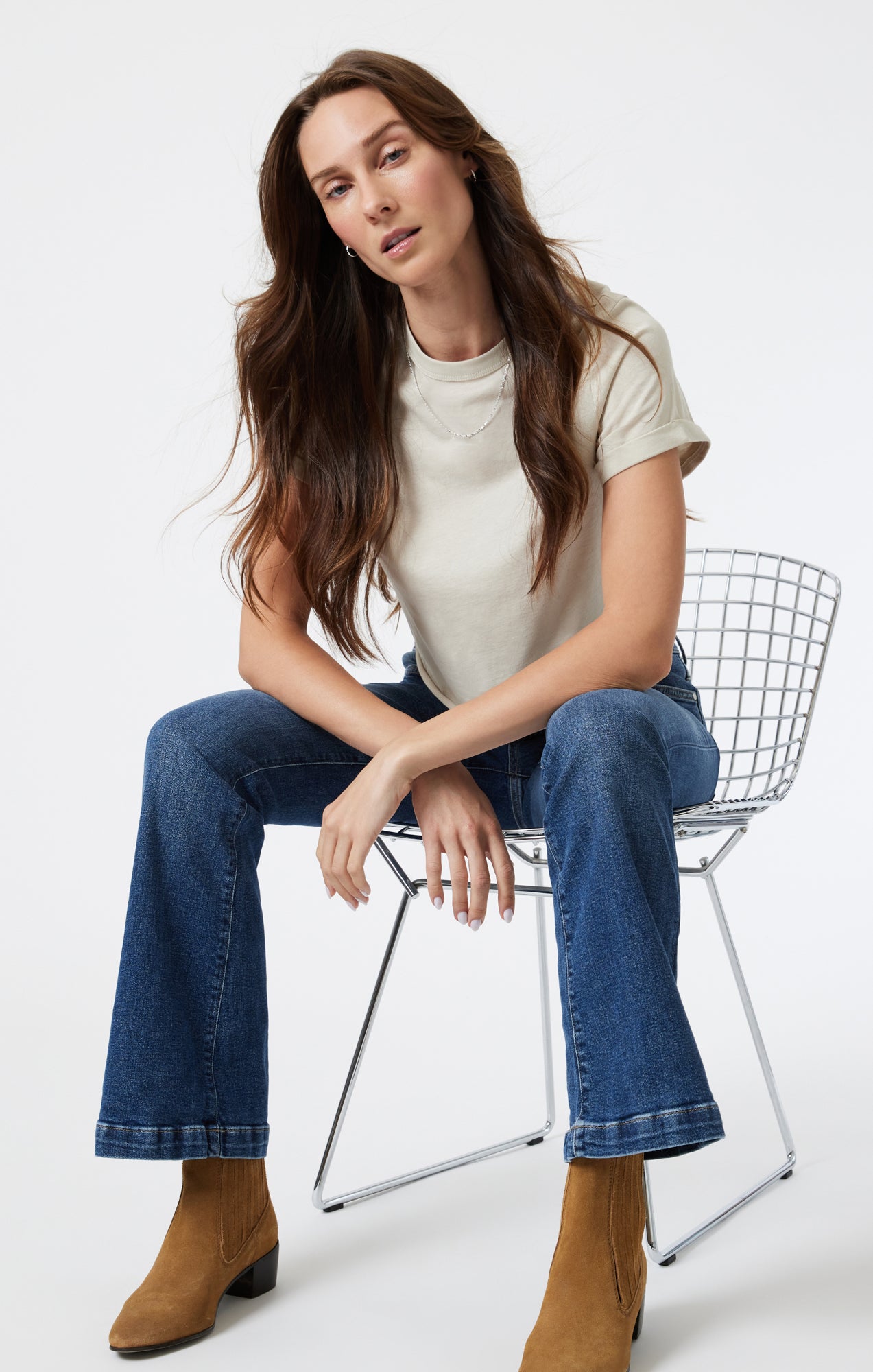 CROPPED T-SHIRT IN MOONSTRUCK - Mavi Jeans