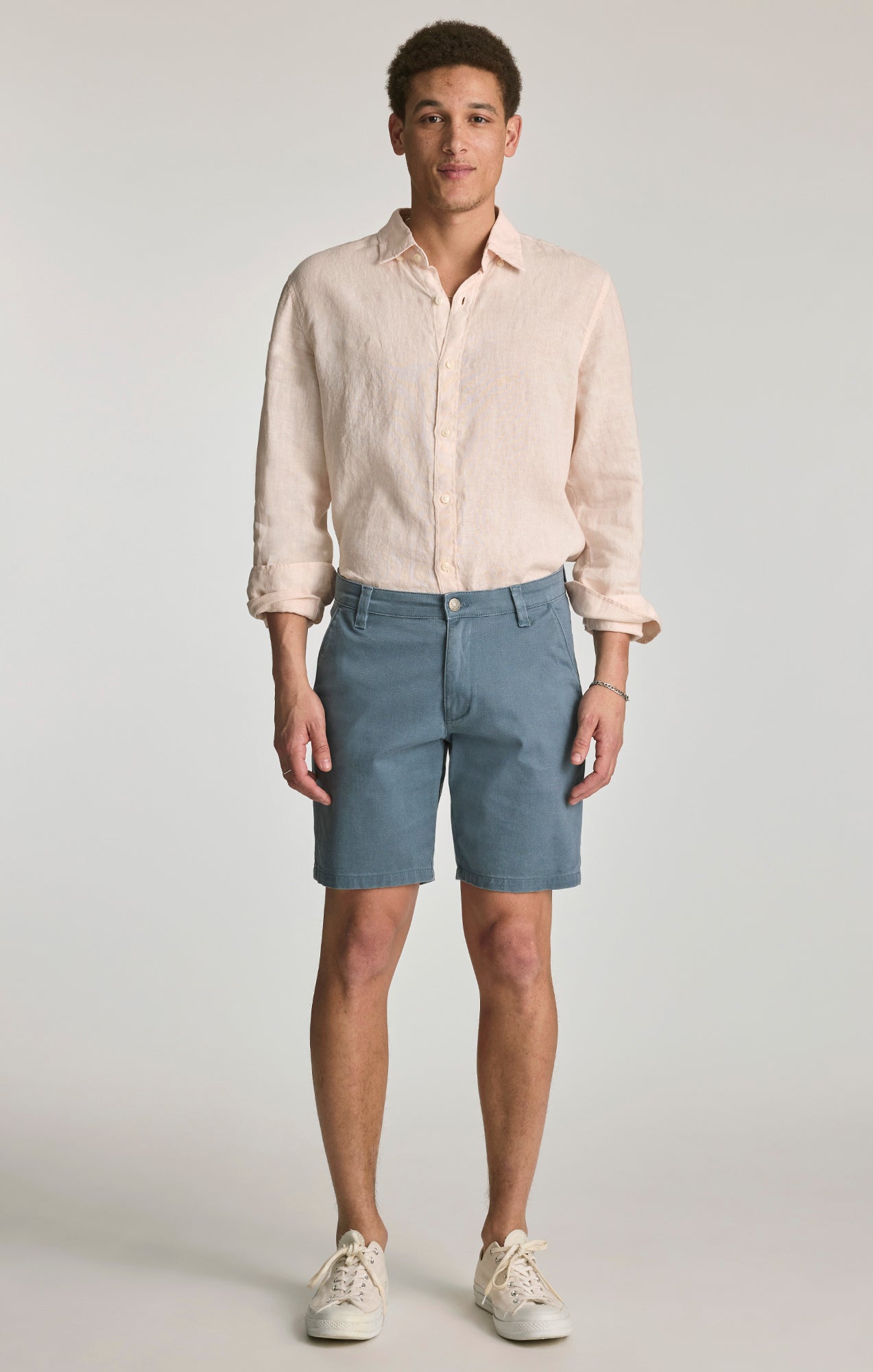 NOAH SHORTS IN FADED BLUE VINTAGE COLORED - Mavi Jeans