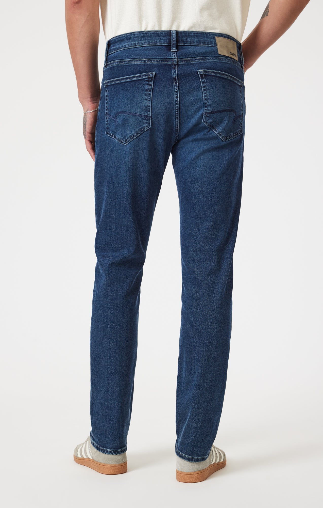 ZACH STRAIGHT LEG IN DEEP USED SUPERMOVE - Mavi Jeans