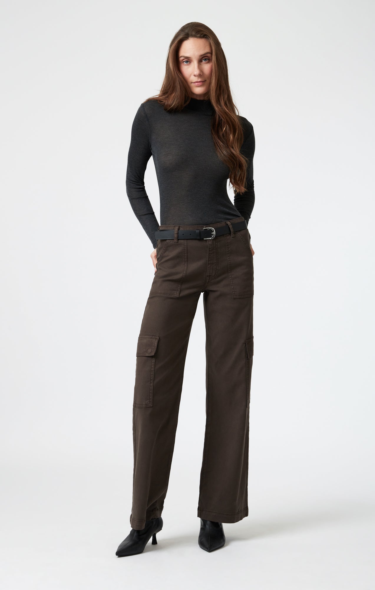 ALVA STRAIGHT CARGO IN OAK LUXE TWILL - Mavi Jeans