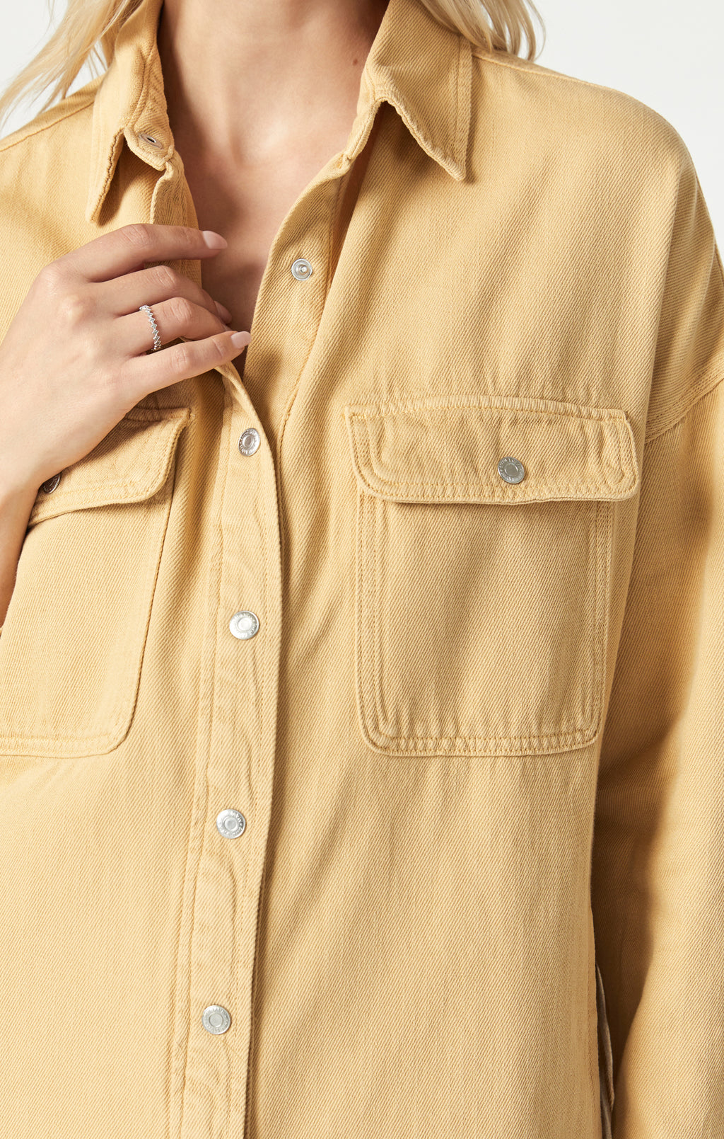 TAMARA OVERSIZED DENIM SHIRT IN MOONSTONE DENIM - Mavi Jeans