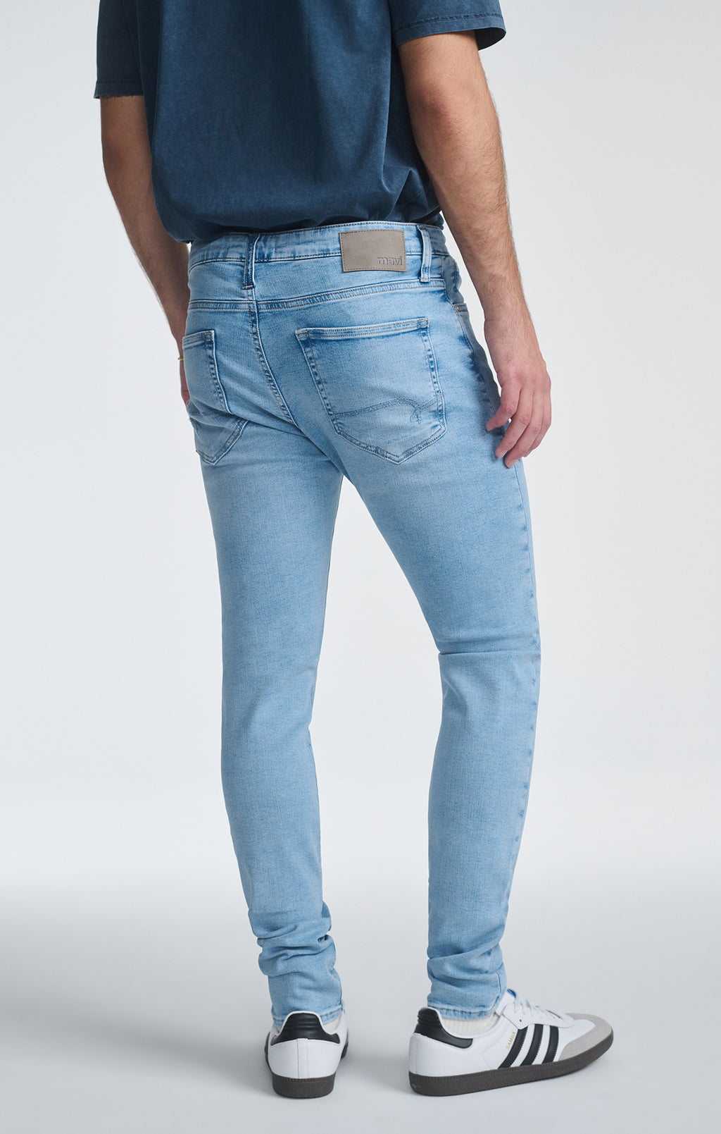 JAMES SKINNY IN AQUA BLUE FEATHER BLUE - Mavi Jeans