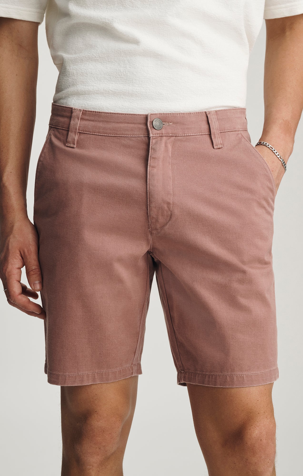 NOAH SHORTS IN ROSE VINTAGE COLORED - Mavi Jeans