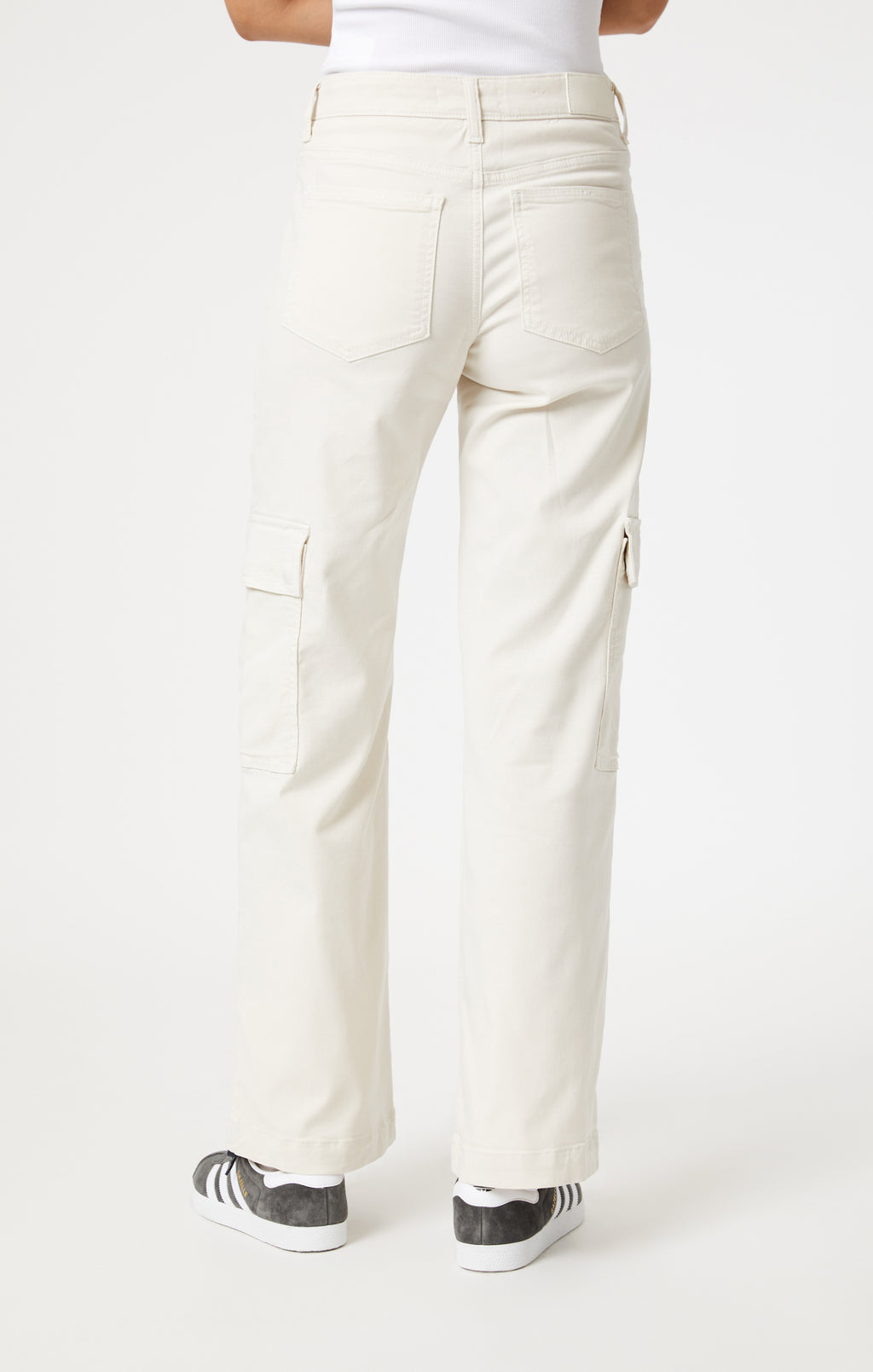 ALVA STRAIGHT CARGO IN OFF WHITE LUXE TWILL - Mavi Jeans