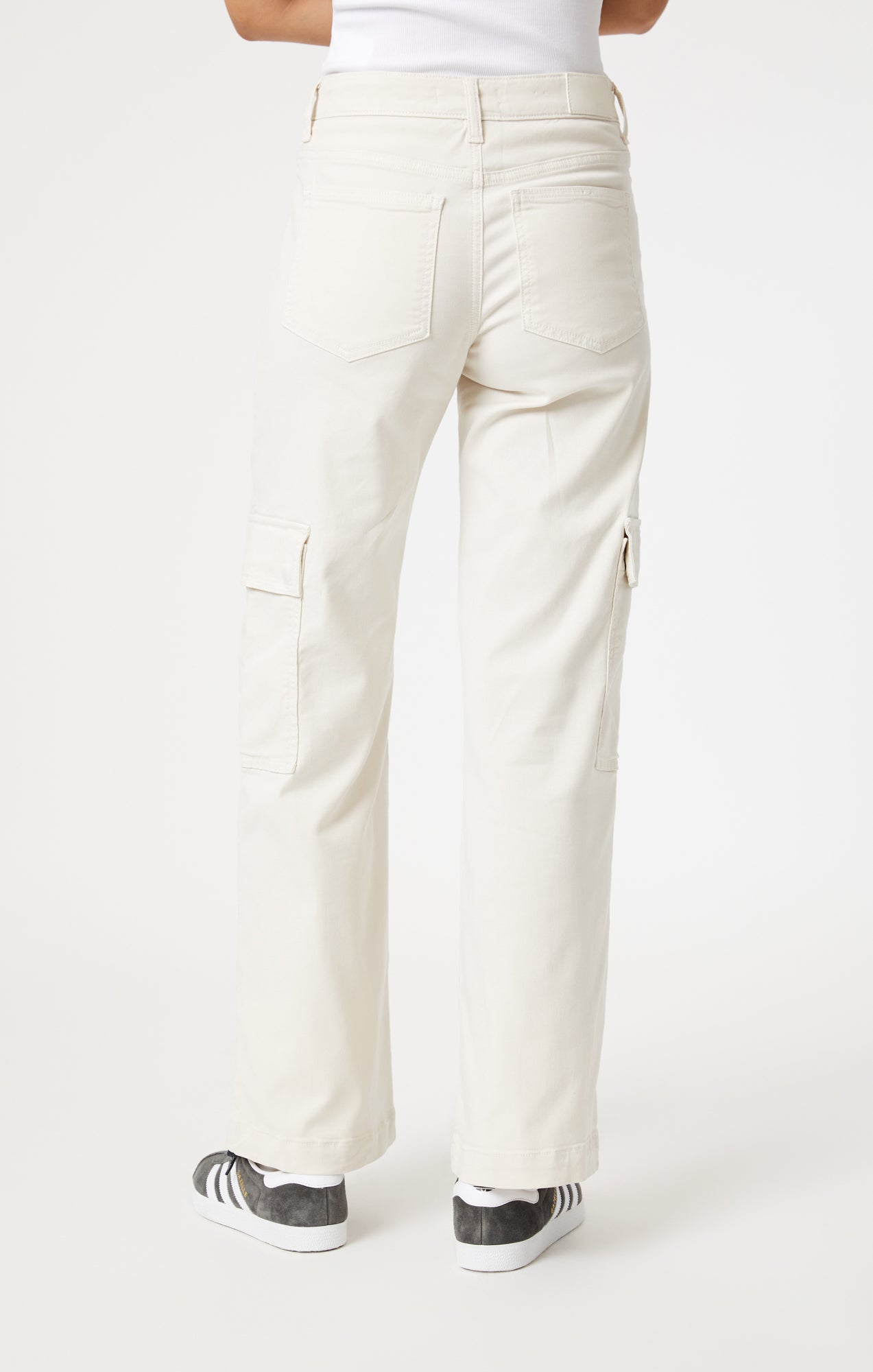 ALVA STRAIGHT CARGO IN OFF WHITE LUXE TWILL - Mavi Jeans