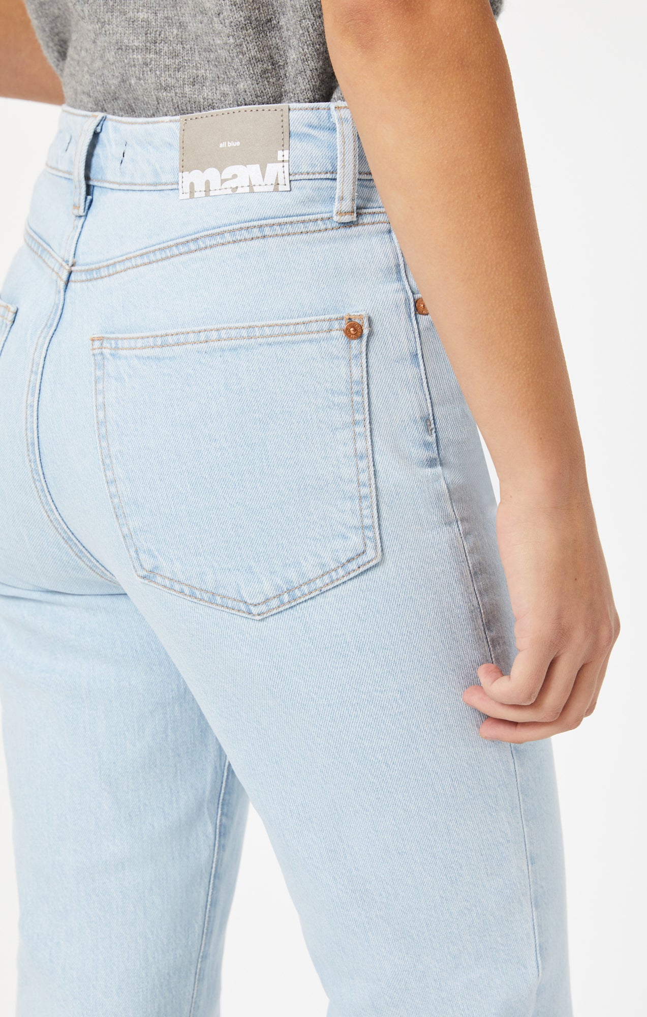 LOS ANGELES FLARE IN BLEACHED RECYCLED BLUE - Mavi Jeans