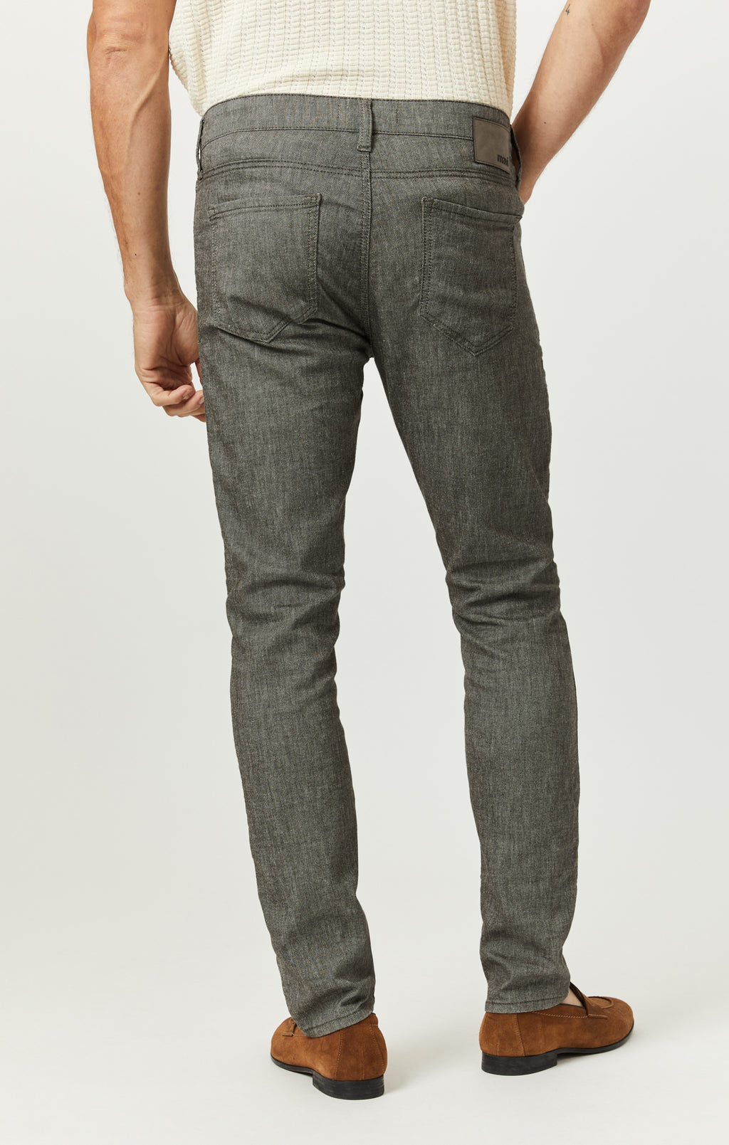 JAKE SLIM LEG IN GREEN LINEN - Mavi Jeans