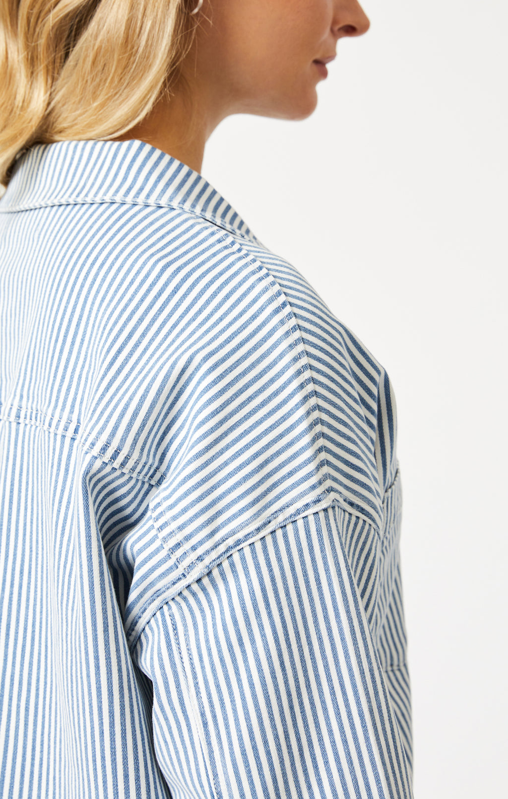 RAYNA SHIRT IN STRIPE DENIM - Mavi Jeans