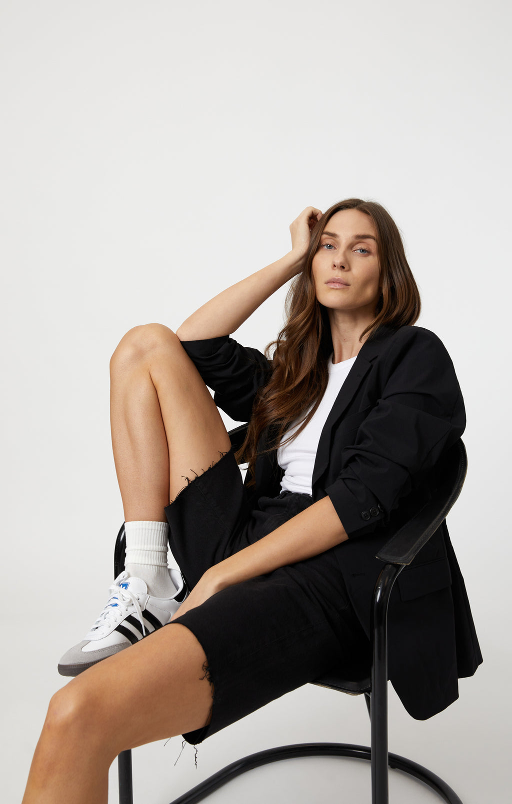 SELINA SHORTS IN BLACK DENIM - Mavi Jeans