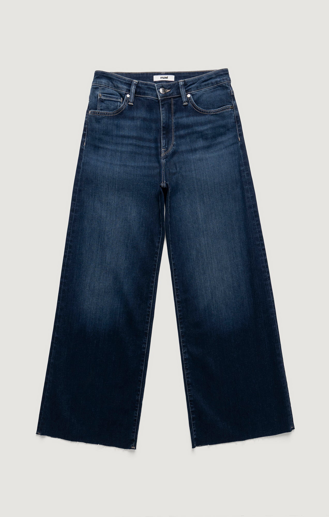 PALOMA WIDE LEG IN DARK BLUE FEATHER LUXE - Mavi Jeans