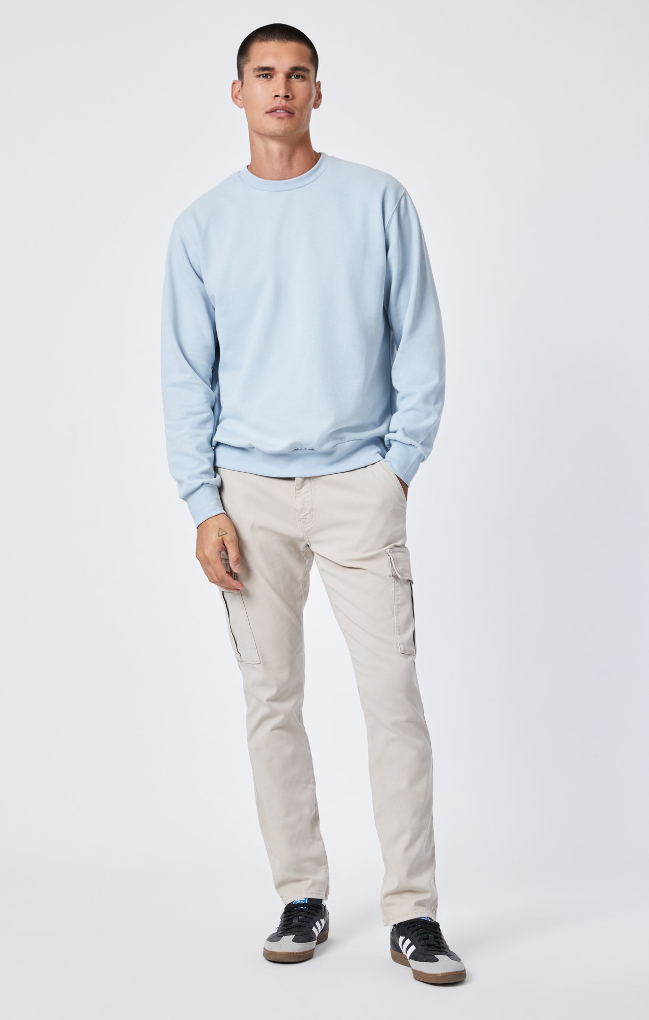 Baby blue mens sweatshirt best sale