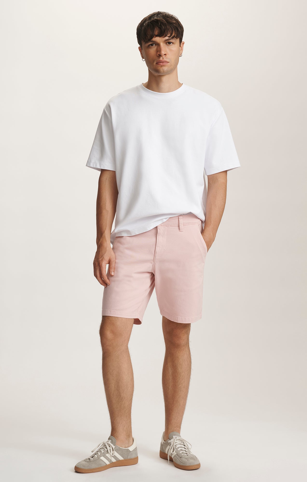 JACOB CROP SHORTS IN FLAMINGO CASUAL TWILL - Mavi Jeans