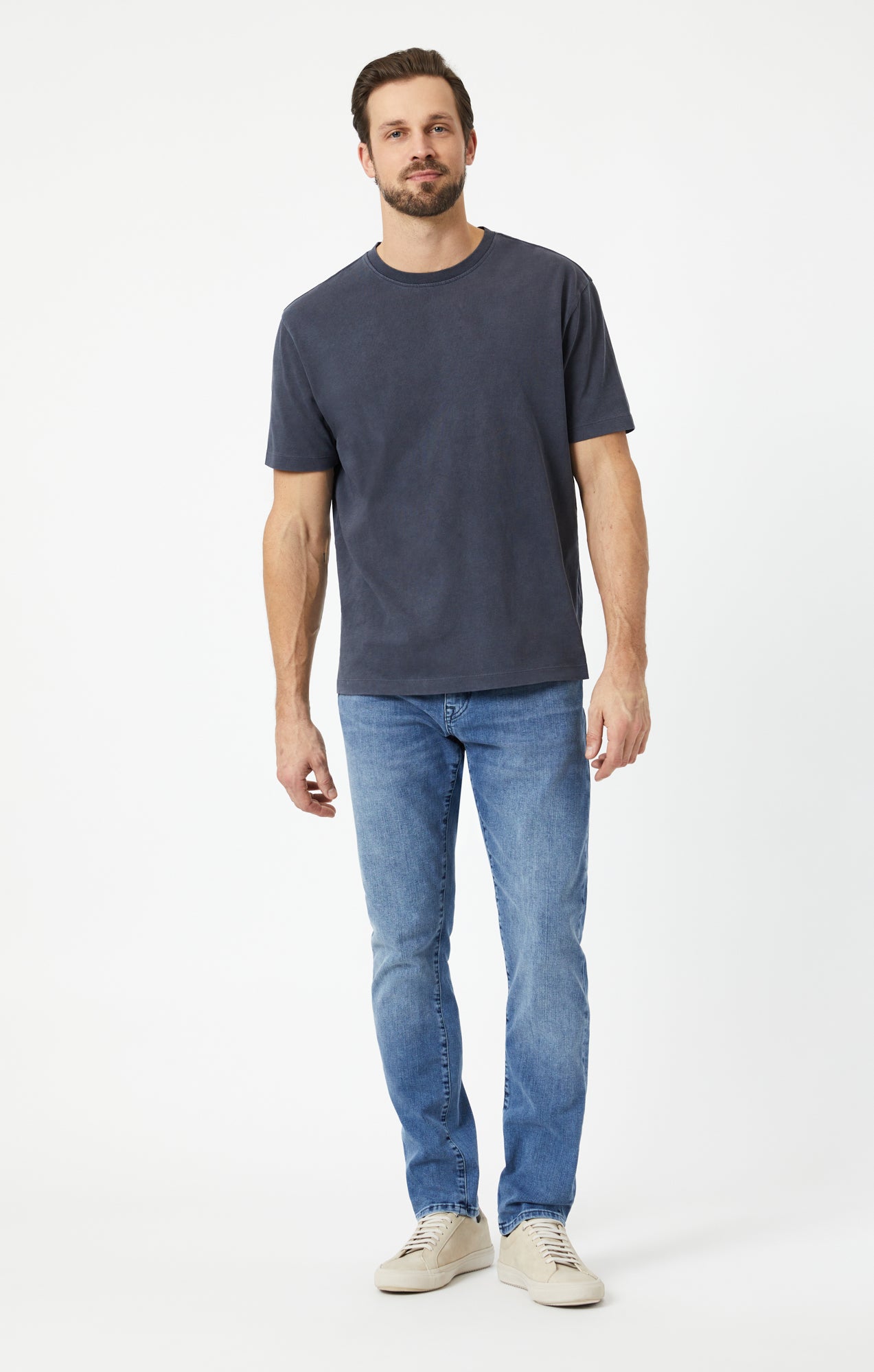 JAKE SLIM LEG IN MID BRUSHED WILLIAMSBURG - Mavi Jeans