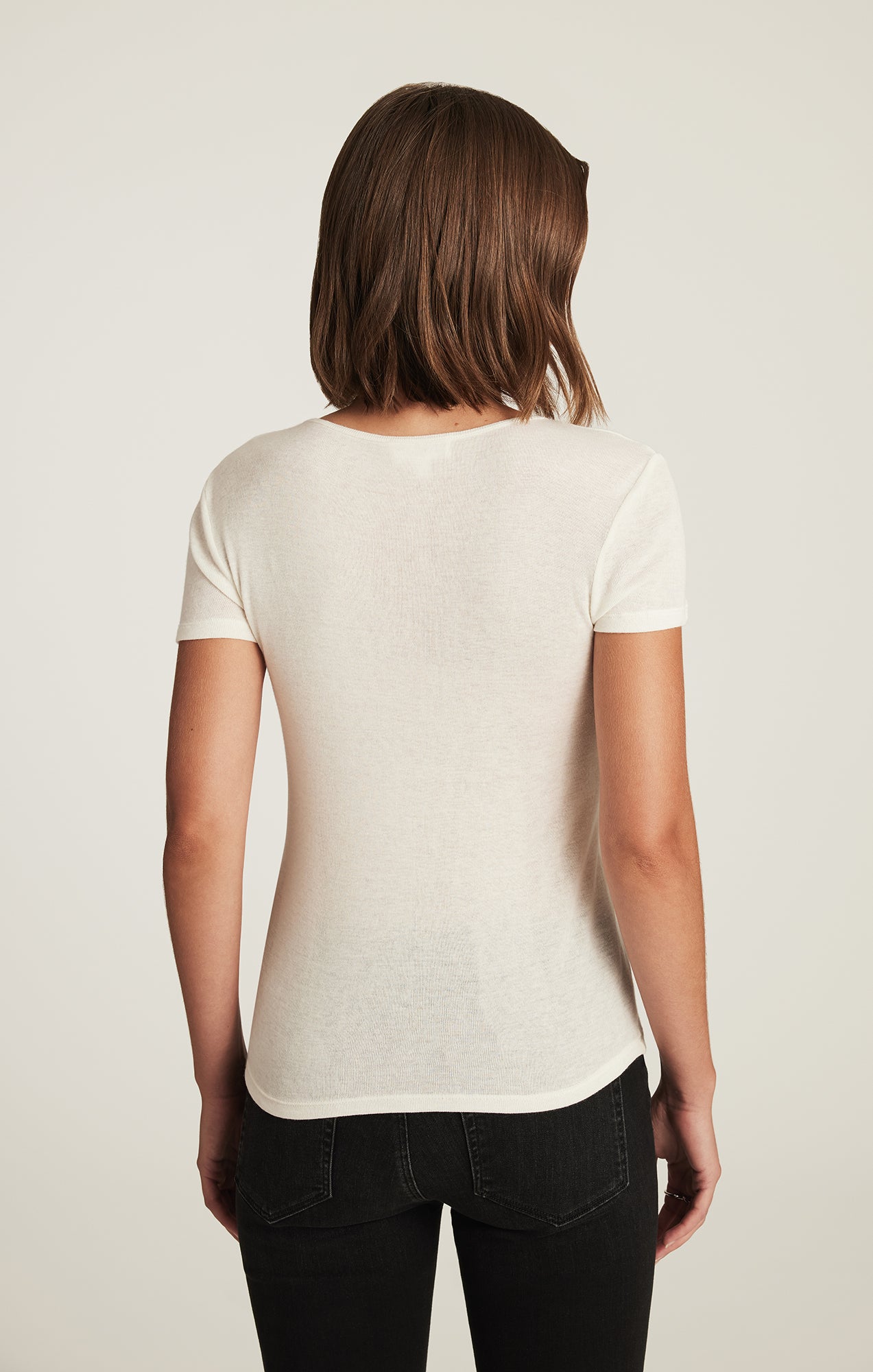 EDITION CAP SLEEVE T-SHIRT IN MARSHMALLOW - Mavi Jeans