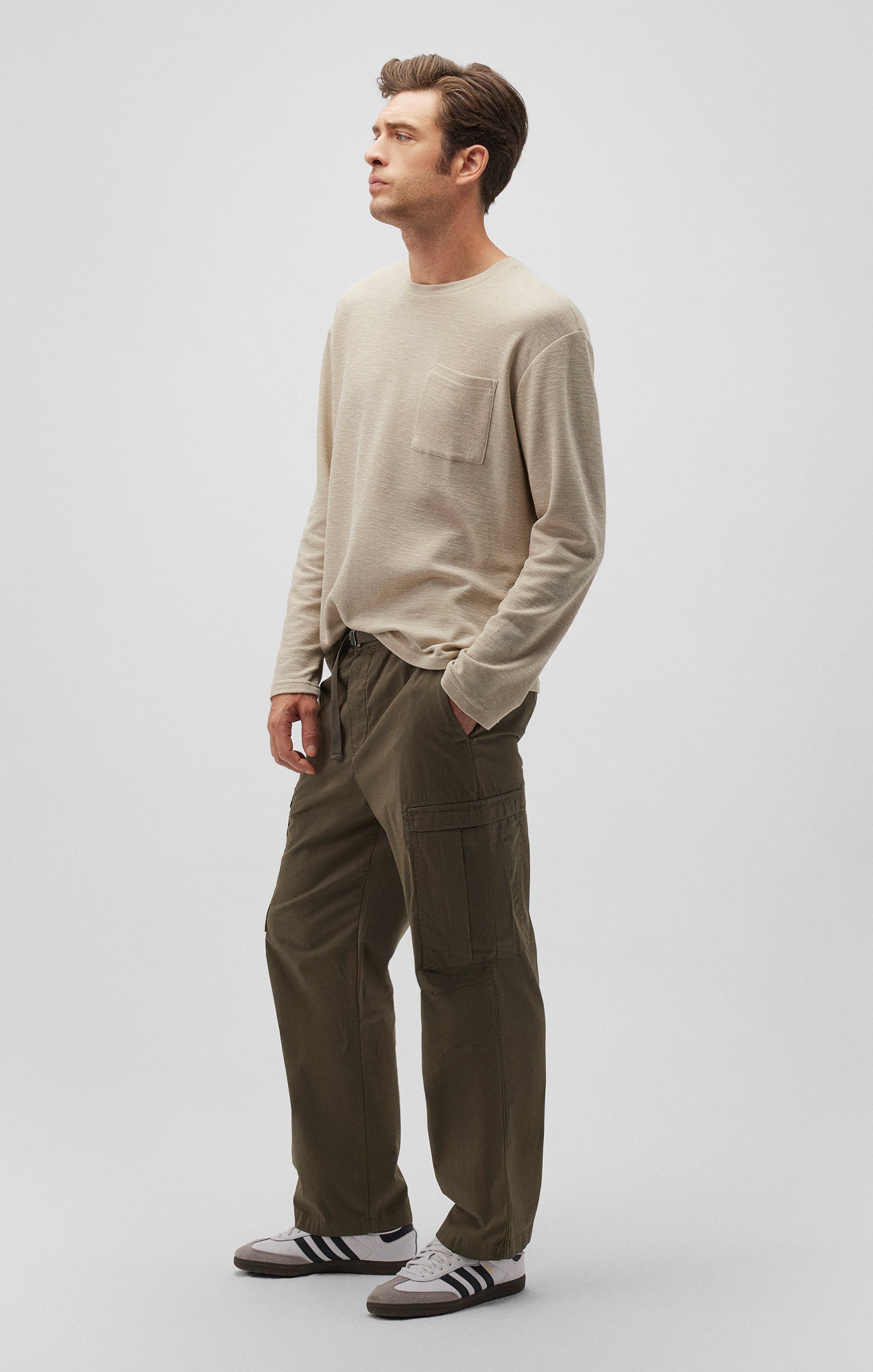 CARGO PANTS IN GRAPE LEAF - Mavi Jeans