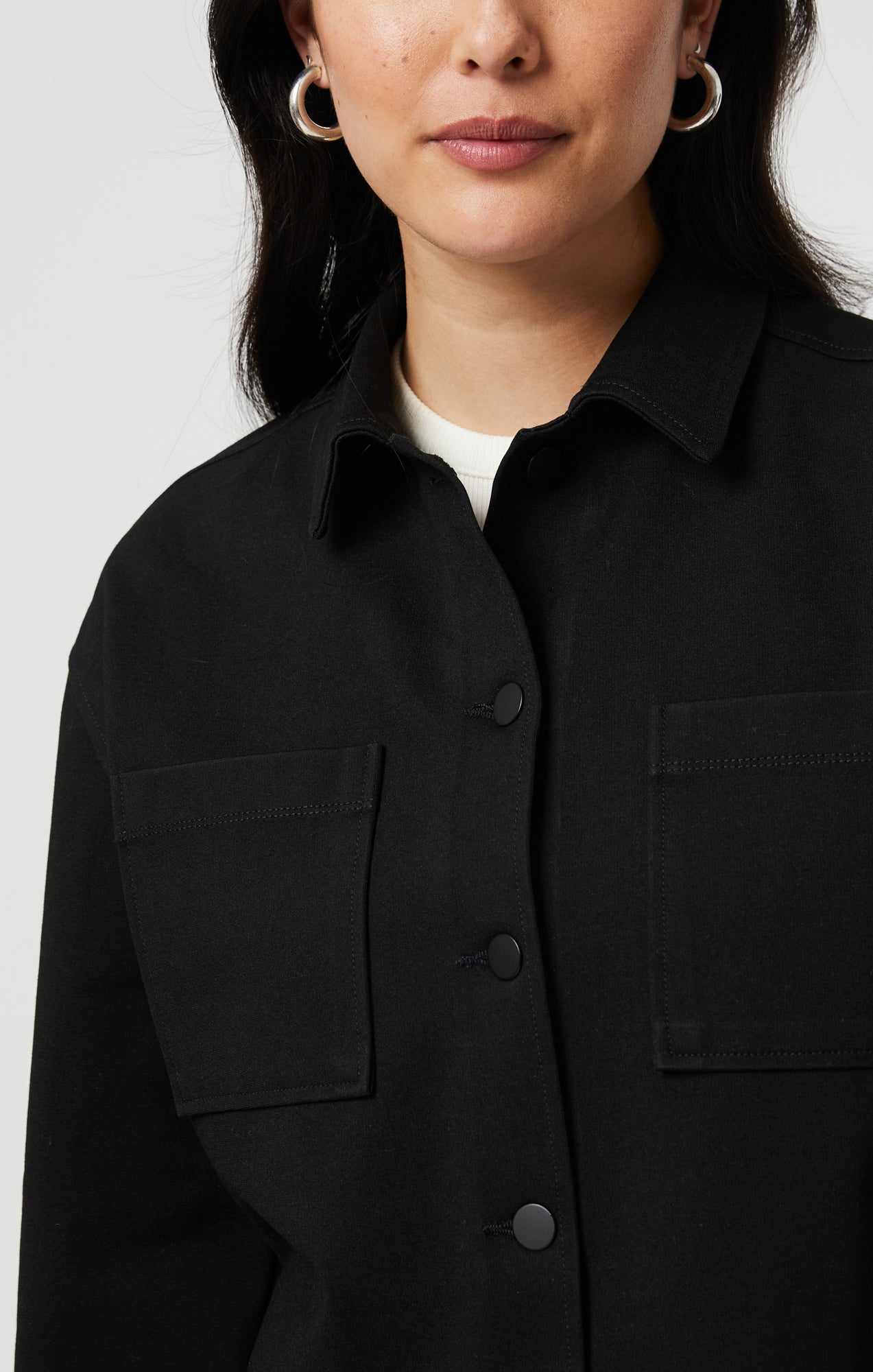 SHIRLEY JACKET IN BLACK MOVE STRETCH - Mavi Jeans