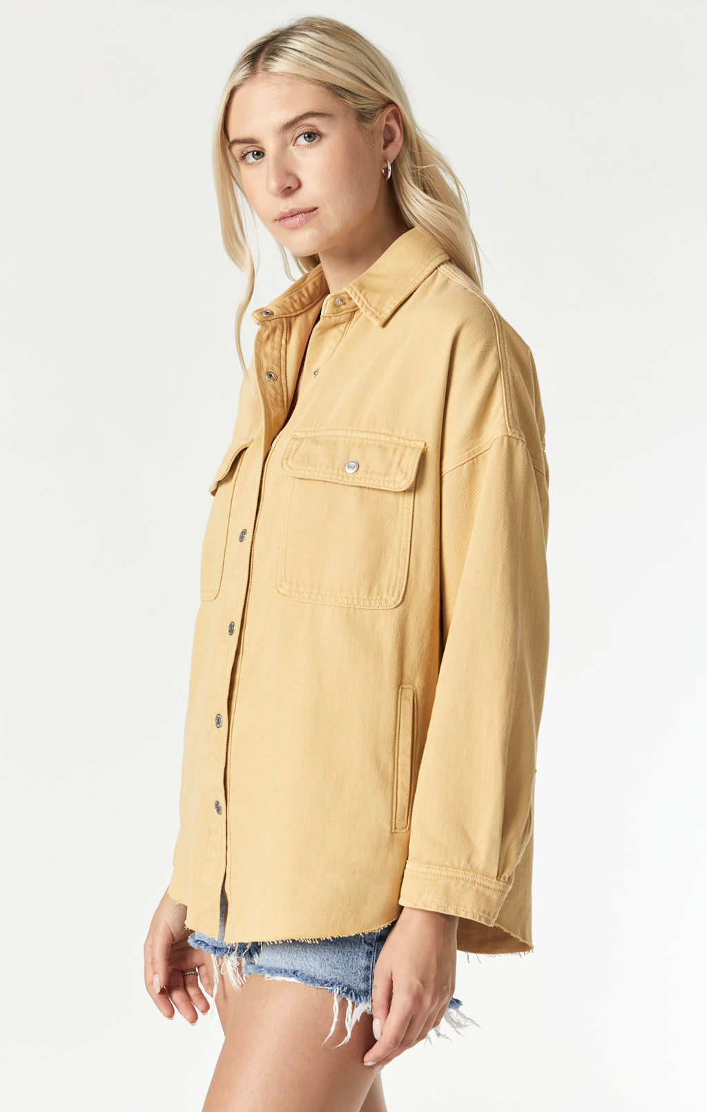 TAMARA OVERSIZED DENIM SHIRT IN MOONSTONE DENIM - Mavi Jeans