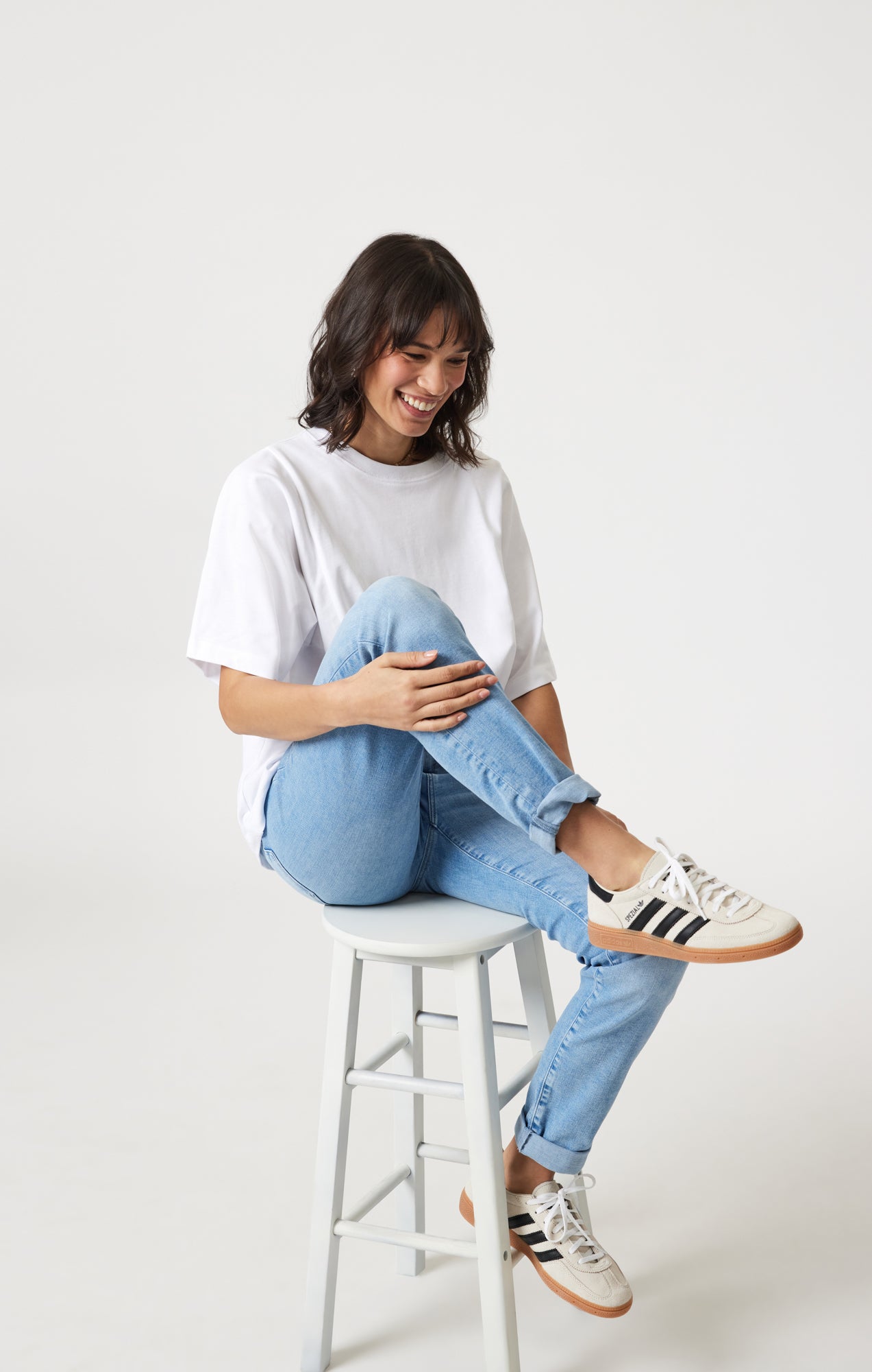 KATHLEEN SLIM BOYFRIEND IN LIGHT BLUE FEATHER BLUE - Mavi Jeans
