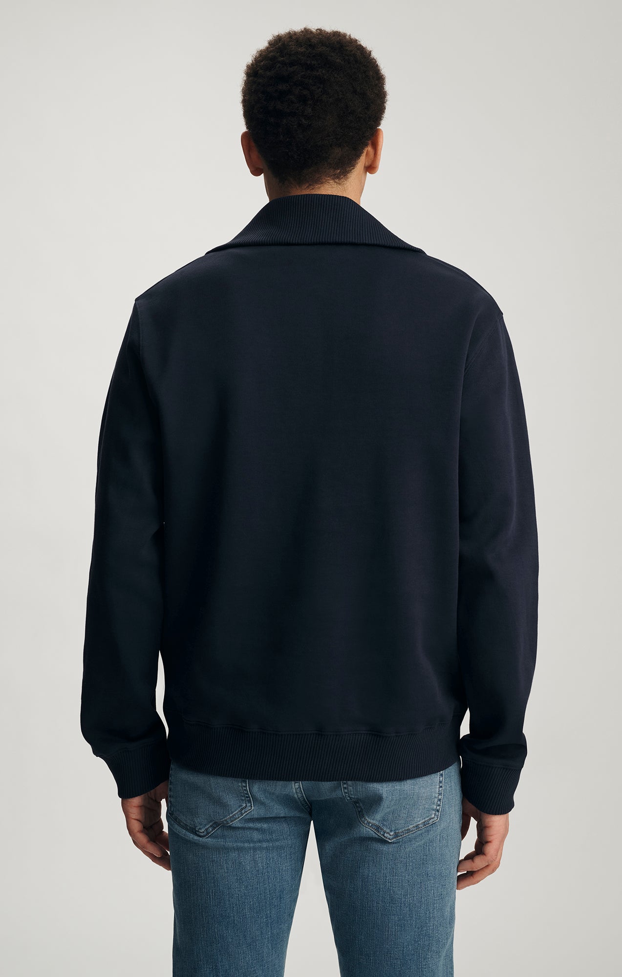 HALF ZIP SWEATSHIRT IN NIGHT SKY - Mavi Jeans