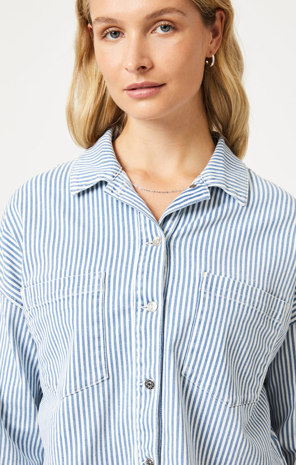 RAYNA SHIRT IN STRIPE DENIM - Mavi Jeans