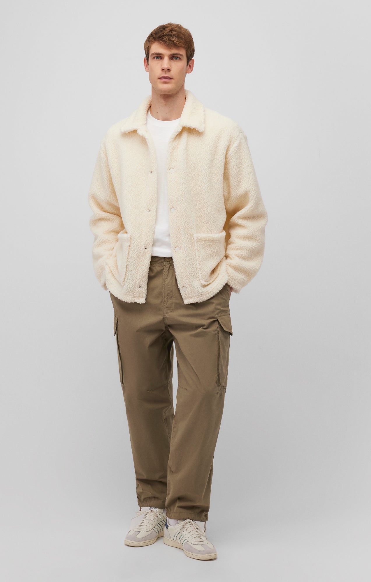 DOUBLE POCKET CARGO PANTS IN COVERT GREEN - Mavi Jeans