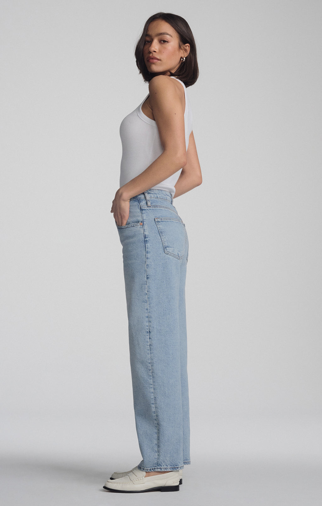 NICA BARREL IN LIGHT BRUSHED CLASSIC BLUE - Mavi Jeans