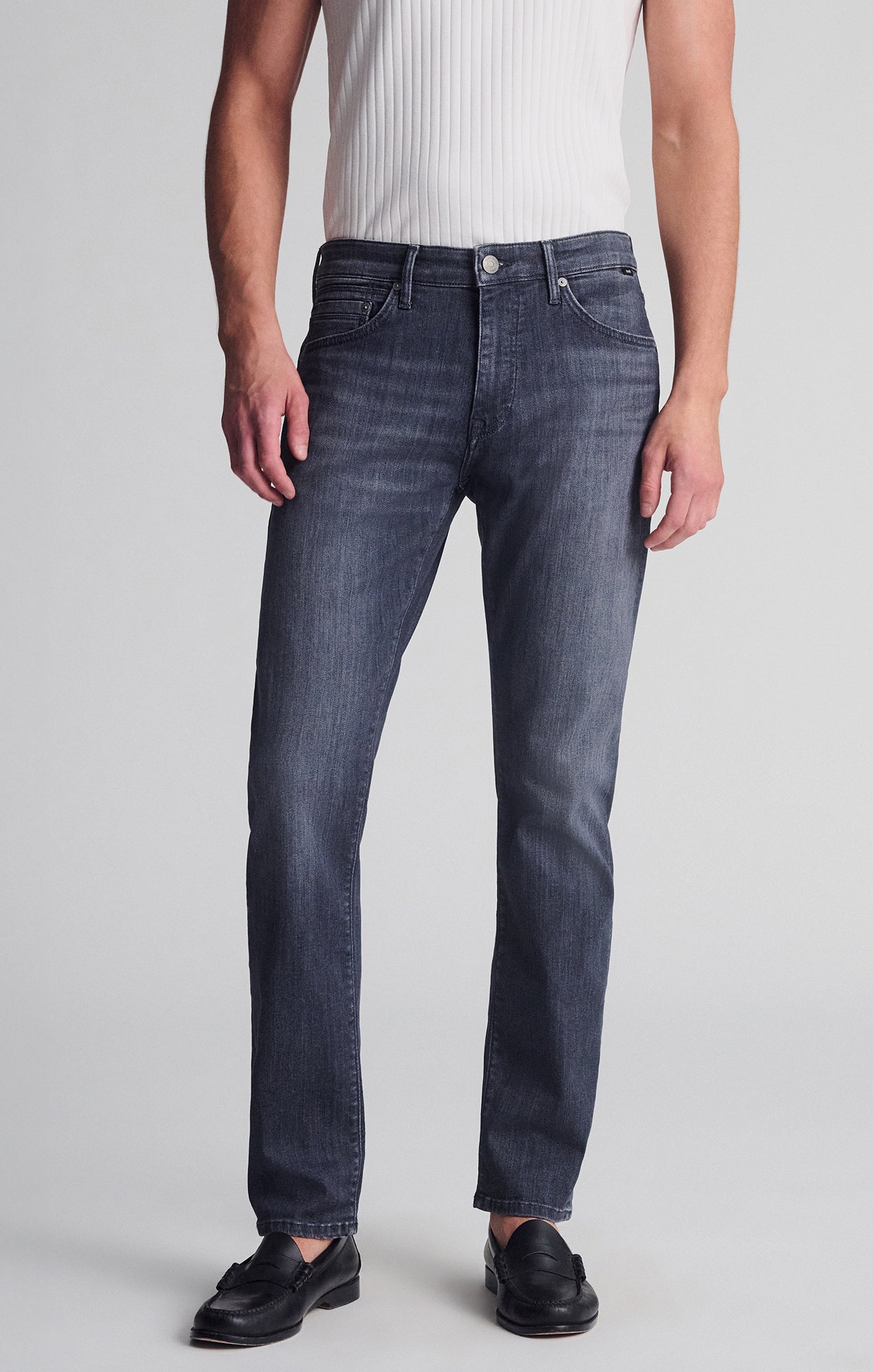 JAKE SLIM LEG IN DARK SMOKE WILLIAMSBURG - Mavi Jeans
