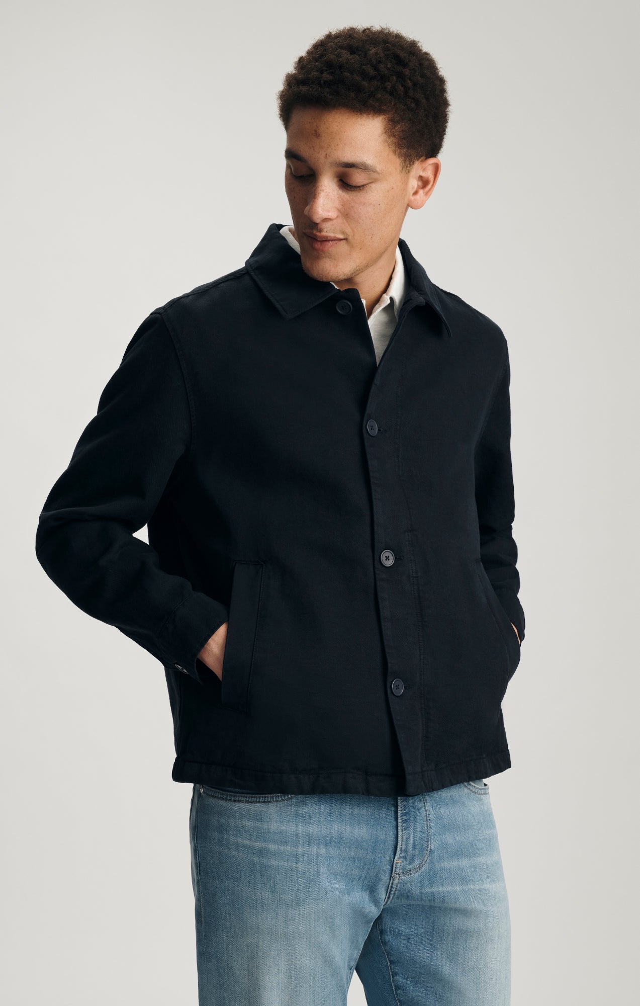 TENCEL™ OVERSHIRT IN NIGHT SKY - Mavi Jeans