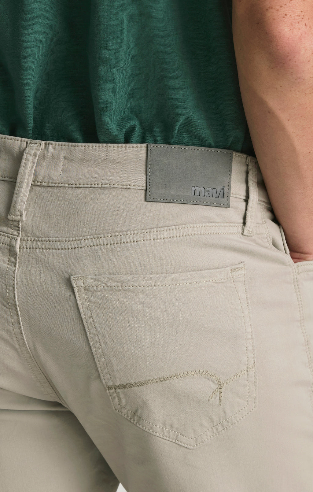 ZACH STRAIGHT LEG IN STONE TWILL - Mavi Jeans